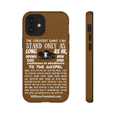 Phone Cases Saint White Brown