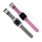 Watch Band Logo Site Black Pink