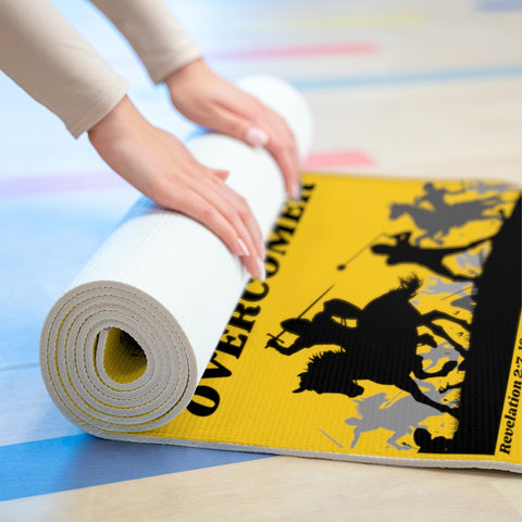 Yoga Mat Overcomer Black Yellow