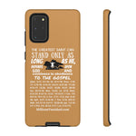 Phone Cases Saint White Light Brown