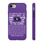 Phone Cases Saint White Purple