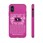 Phone Cases Saint White Hot Pink