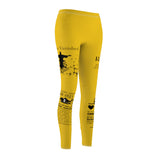 Leggings Saint Sinner Logo Rev. 1:3 Black Yellow