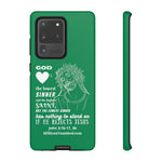 Phone Cases Sinner White Green