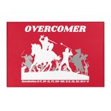 Rug Overcomer White Red