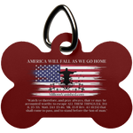 Pets Dog Bone Pet Tag America