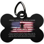 Pets Dog Bone Pet Tag America