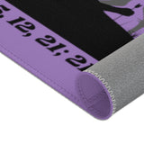 Rug Overcomer Black Lavender