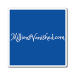 Magnets - Logo White Blue 2 Site