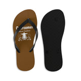 Shoes Unisex Flip-Flops - Overcomer Brown