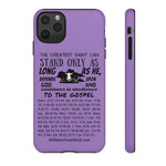 Phone Cases Saint Black Lavender