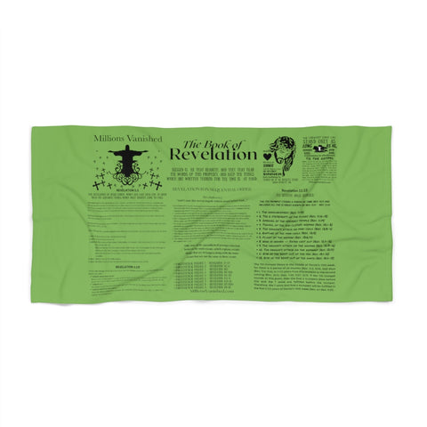 Towel Beach - Revelation Salvation Black Light Green