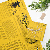 Wrapping Paper Revelation Explained Black Yellow