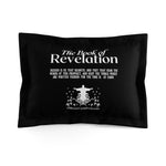 Pillow Sham Revelation 1:3 White Black