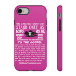 Phone Cases Saint White Hot Pink