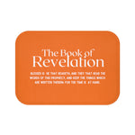 Bath Mat Revelation 1:3 White Orange