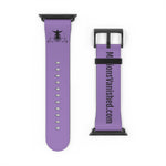 Watch Band Logo Site Black Lavender