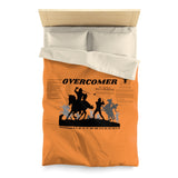 Blanket Comforter - Overcomer Black Orange