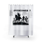 Shower Curtain - Overcomer Black White