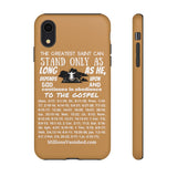 Phone Cases Saint White Light Brown