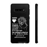 Phone Cases Sinner White Black