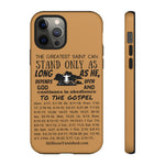 Phone Cases Saint Black Light Brown