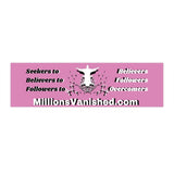 Stickers Bumper - The Great Commission Pink