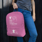 Bag Backpack Sinner White Pink