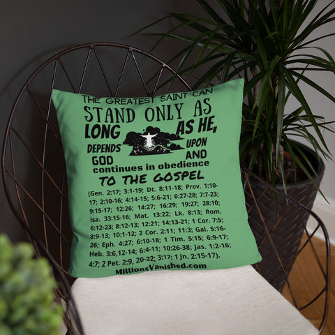 Pillow Saint Sinner Green