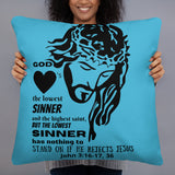 Pillow Saint Sinner Teal