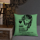 Pillow Saint Sinner Green