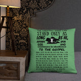 Pillow Saint Sinner Green