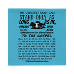 Pillow Case Saint Sinner Teal