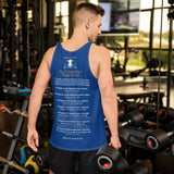 Tank Top Unisex 7 Appointed Times White Blue
