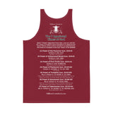 Tank Top Unisex 7 Appointed Times White Maroon