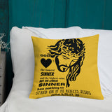 Pillow Saint Sinner Gold