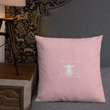 Pillow Premium Pink Logo