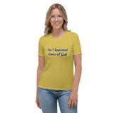 T-Shirt Women's 7 Appointed Times White Mustard Yellow