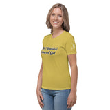 T-Shirt Women's 7 Appointed Times White Mustard Yellow