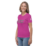 T-Shirt Women's 7 Appointed Times White Hot Pink