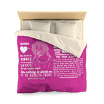 Blanket Comforter - Saint Sinner White Hot Pink