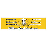 Stickers Bumper - The Great Commission Yellow