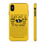 Phone Cases Saint Black Yellow