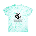 T-Shirt Adult Unisex Tie-Dye Cyclone Flat Earth Scriptures 240+