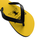 Shoes Unisex Flip-Flops - Overcomer Yellow