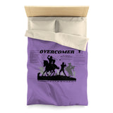Blanket Comforter - Overcomer Black Lavender