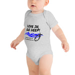 Baby Onesie Dive In Black