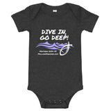 Baby Onesie Dive In White