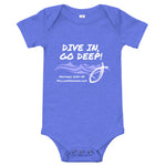 Baby Onesie Dive In White