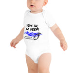 Baby Onesie Dive In Black